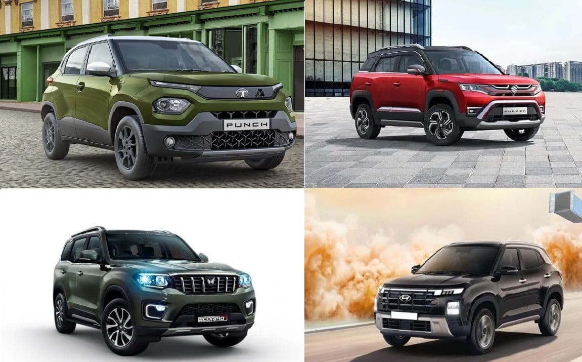 Highest selling Utility Vehicles (UVs) in India - 2024