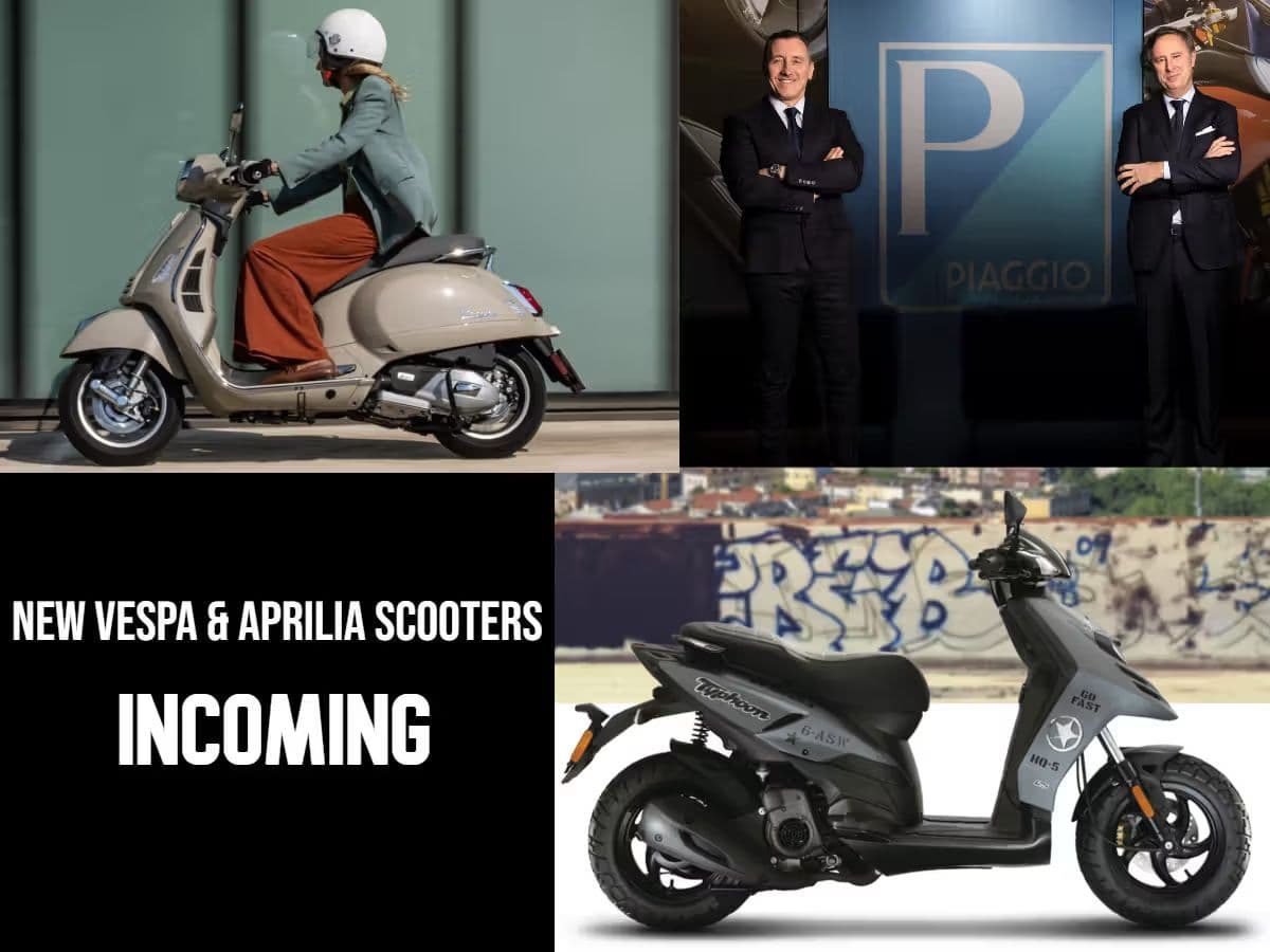 2025 Vespa & Aprilia Scooters Spied