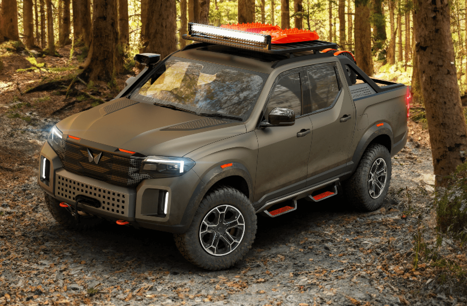 Scorpio N Reimagined As A Pickup: Scorpio X