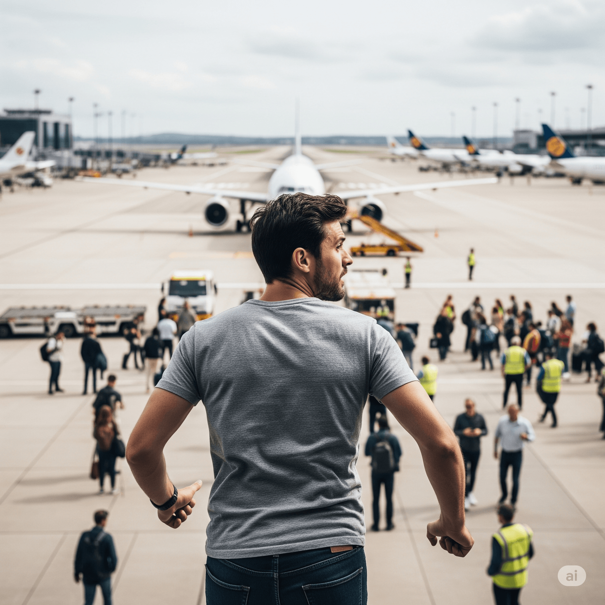 Runway Madness at Mumbai Airport: Man Dashes Across Apron to Board Missed Flight